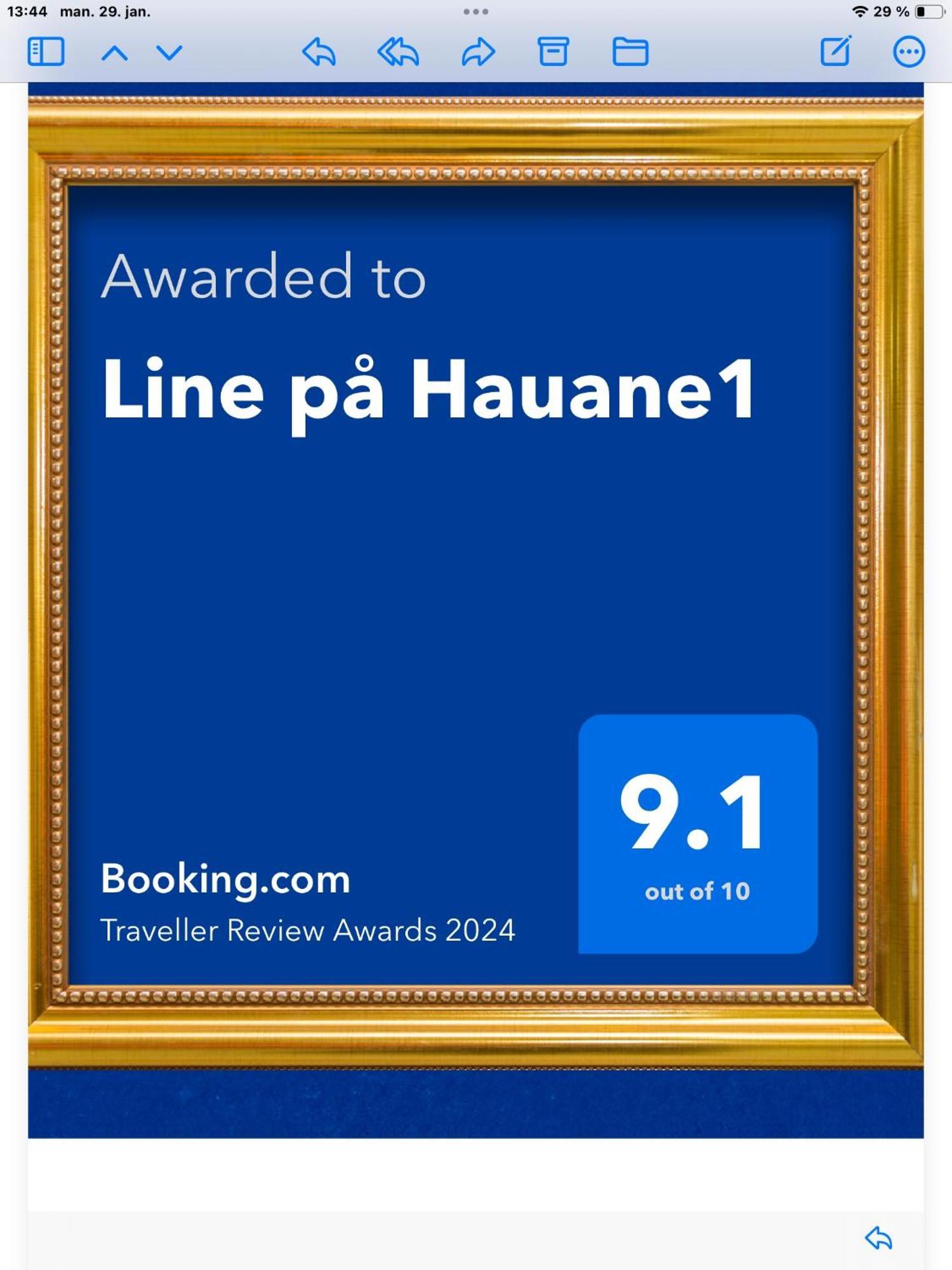 Line Pa Hauane1 Bed & Breakfast Volda Exterior photo